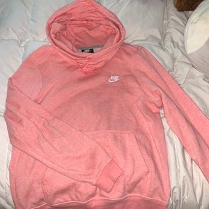 Nike Coral Rounded Neck Sweatshirt Size Small